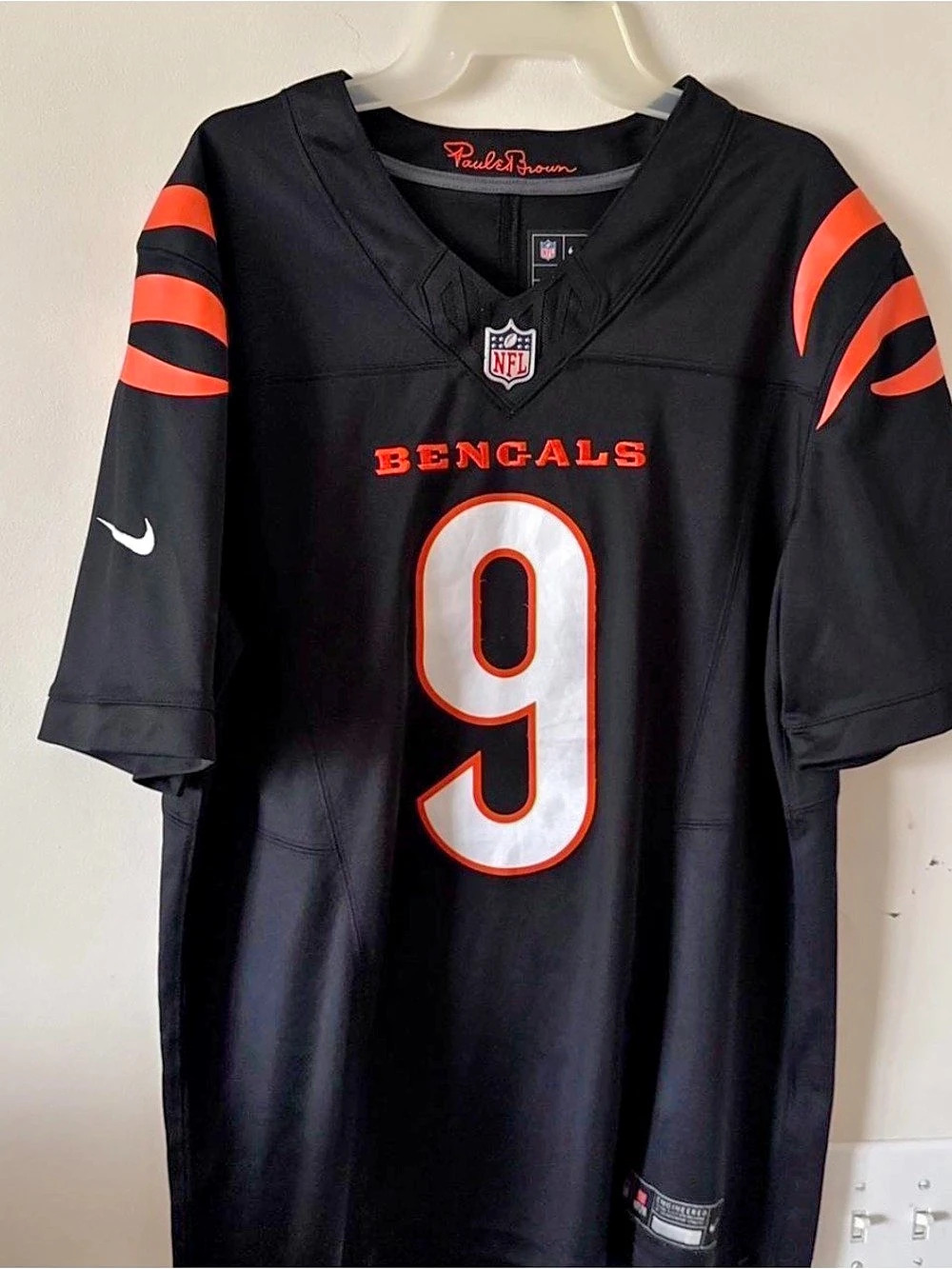 Nike Joe Burrow #9 Bengals Jersey Large Like New